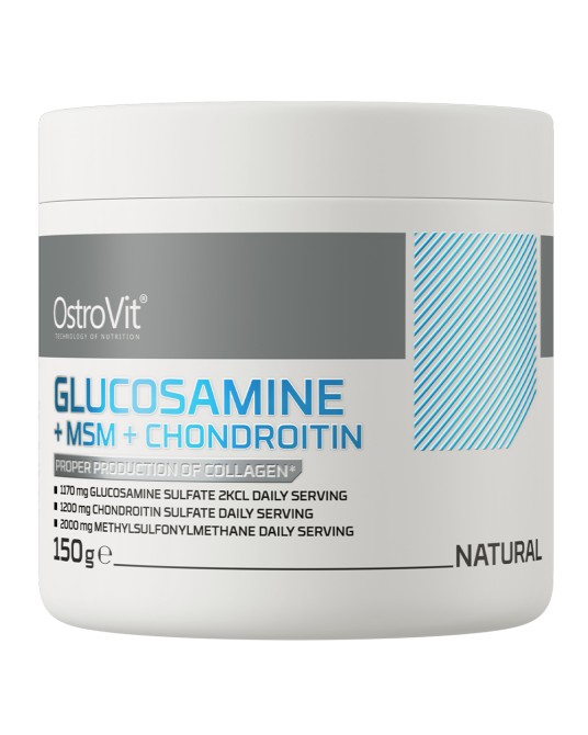 OstroVit Glucosamina + MSM + Condroitina 150 g

OstroVit Glucosamina + MSM + Condroitina 150 g