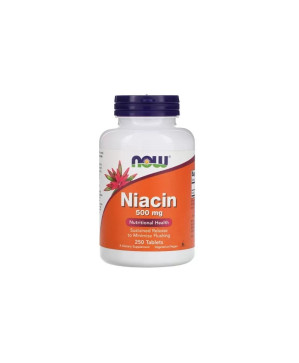 Now Niacin 500mg - 250tabs