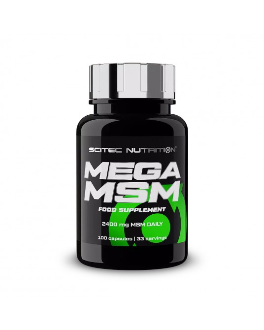 Scitec Mega MSM 100 Cápsulas se traduce como Scitec Mega MSM 100 Cápsulas.