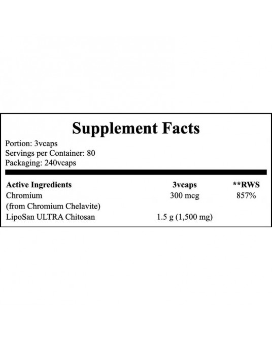 Chitosan Plus Chromium- 240vcaps