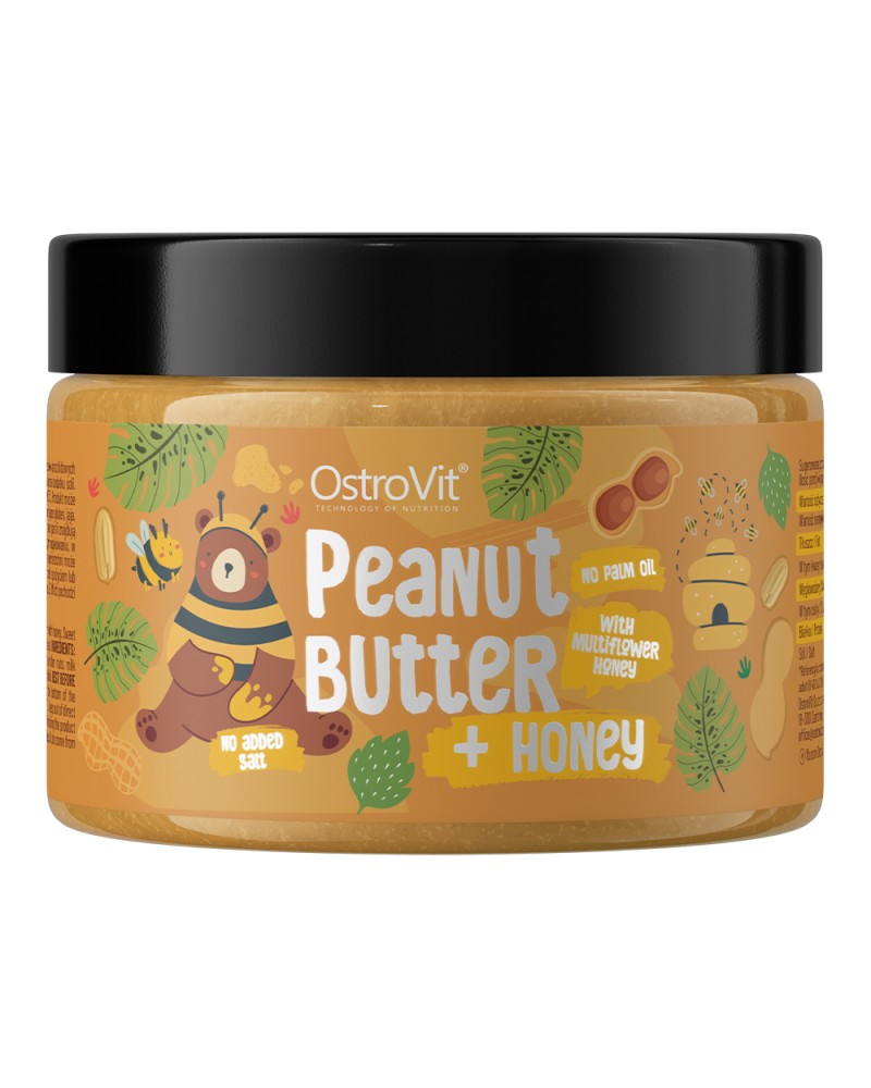 OstroVit Manteiga de Amendoim + Mel 500 g