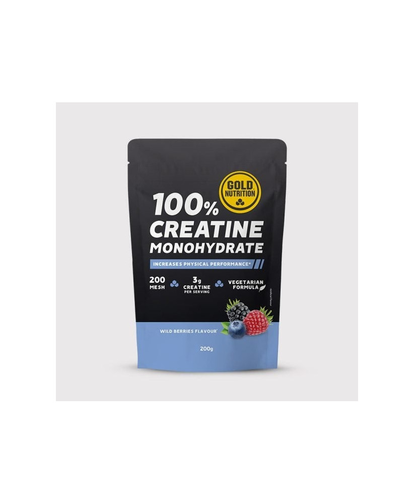 Gold Nutrition 100% Creatine Monohydrate  F.Silvestres 200g