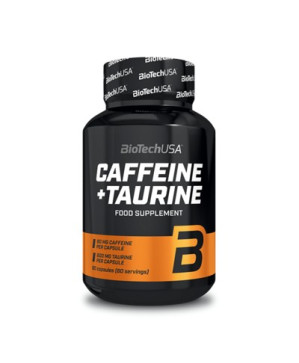 Biotech Caffeine + Taurine 60 Cápsulas