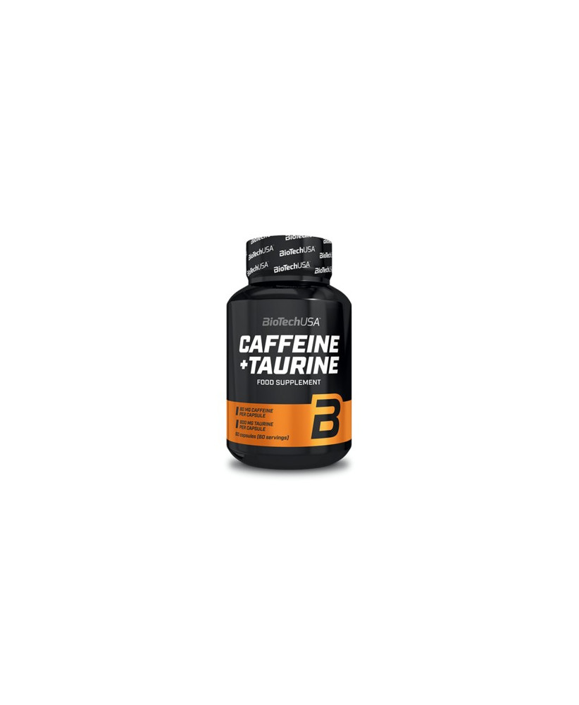Biotech Caffeine + Taurine 60 Cápsulas