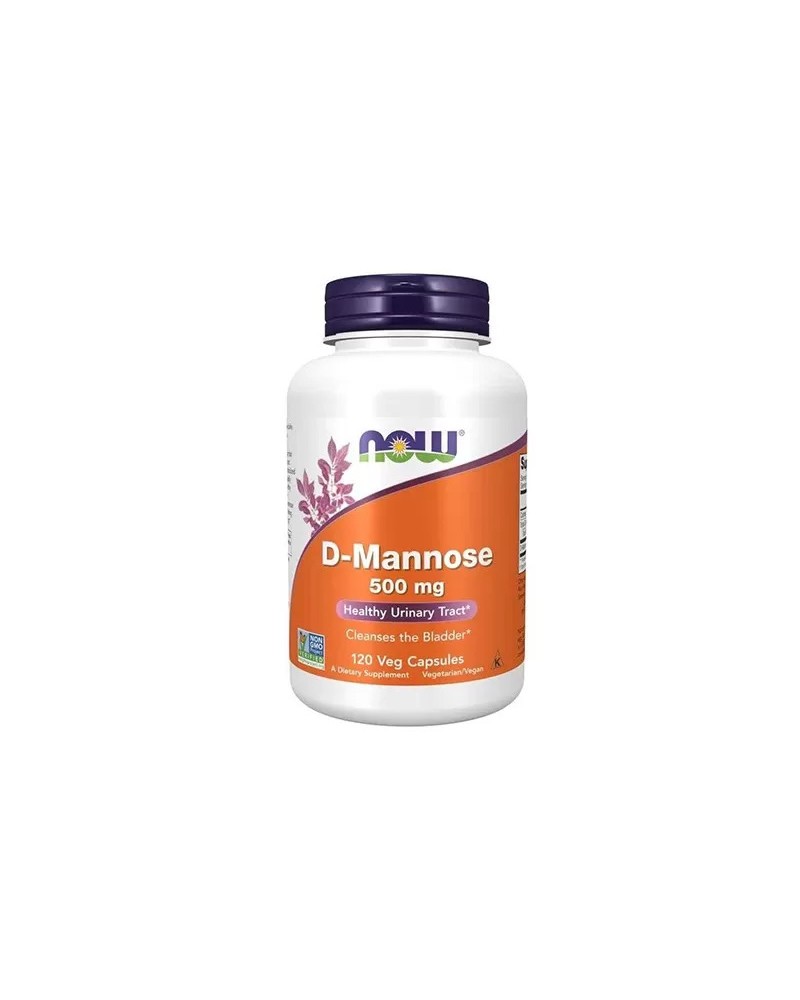 Now D-Mannose 500mg 120 Cápsulas