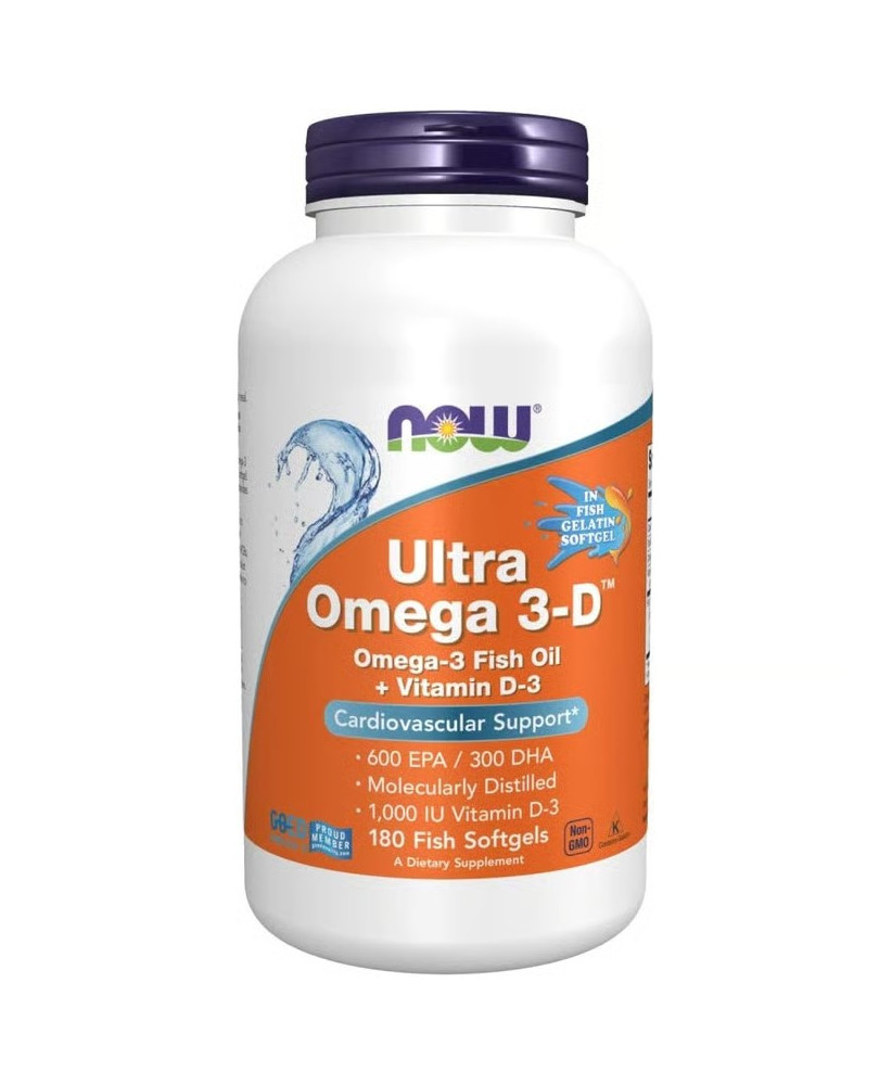 Now Ultra Omega 3-D Fish Oil - 180softgels