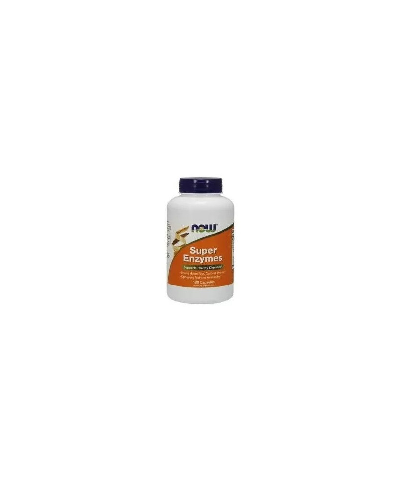 Now Super Enzyme 180 Cápsulas