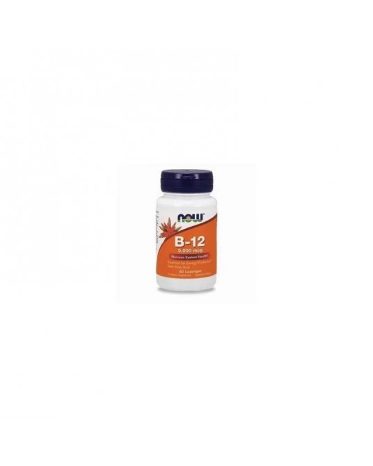 Now Vitamin B-12 5,000 mcg Nervous System Health 60 Lozenges Now Vitamin B-12 5,000 mcg Nervous System Health 60 Lozenges