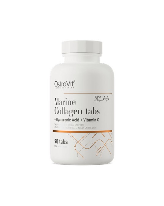 OstroVit Colágeno Marino + Ácido Hialurónico y Vitamina C 90 comprimidos