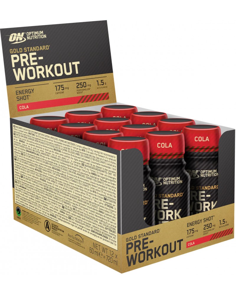 Optimum Nutrition Gold Standard Pre-workout Shot - 12 x 60 ml