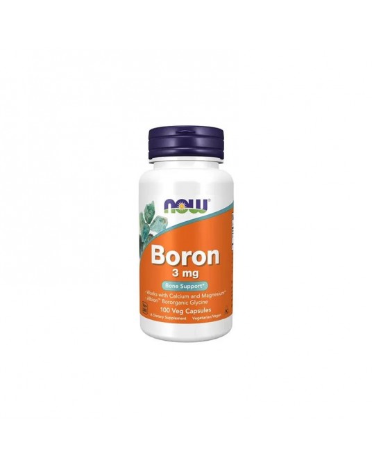 Now Boron 3mg 100 Cápsulas