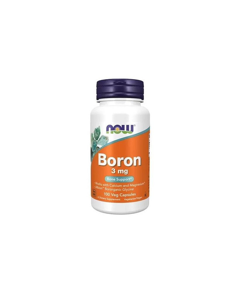 Now Boron 3mg 100 Cápsulas