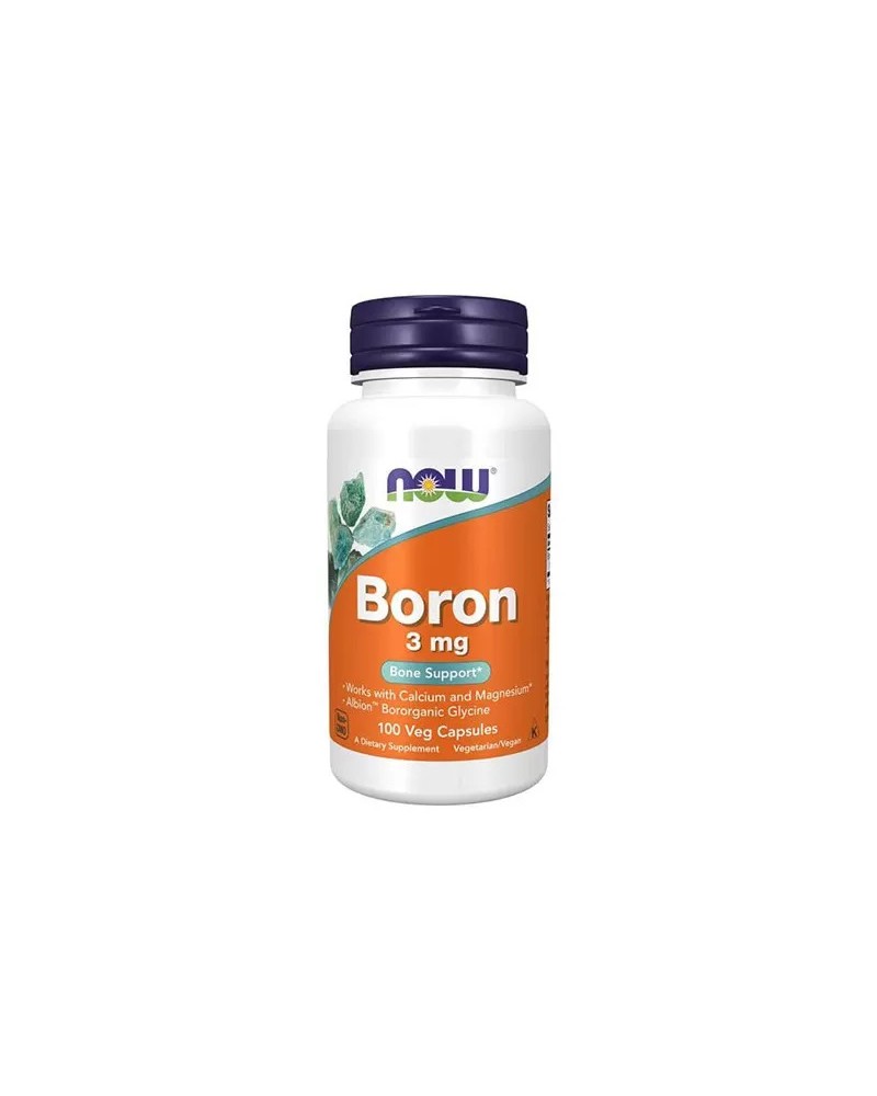 Now Boron 3mg 100 Cápsulas