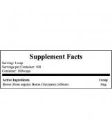 Now Boron 3mg 100 Cápsulas