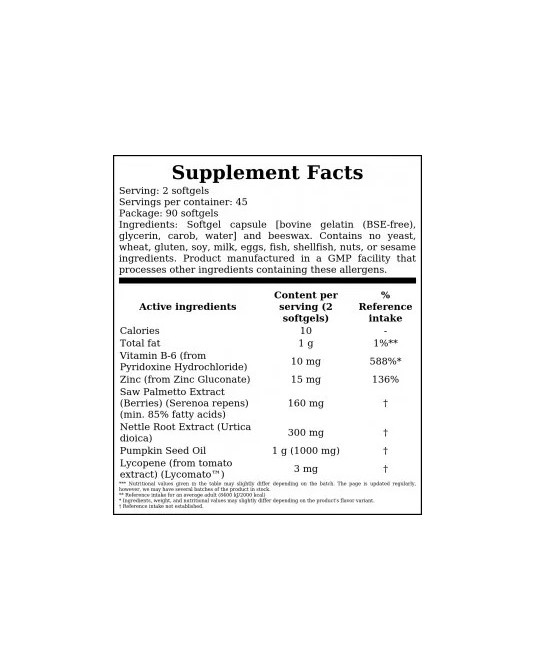 Now Clinical Strenght Prostate Health 90 Cápsulas