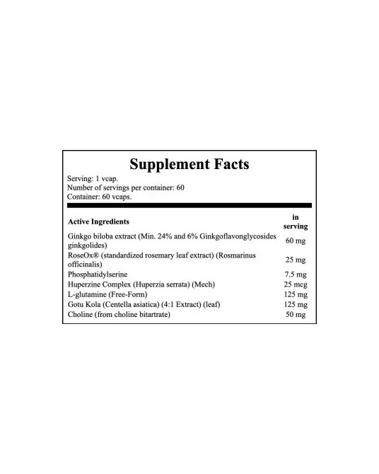 Now Brain Elevate 60 Cápsulas Vegetais