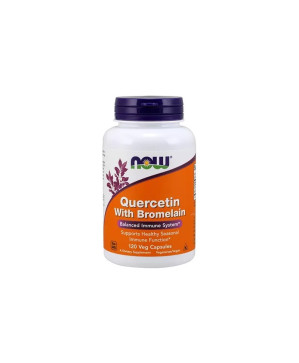 Now Quercetin with Bromelain 120 Cápsulas