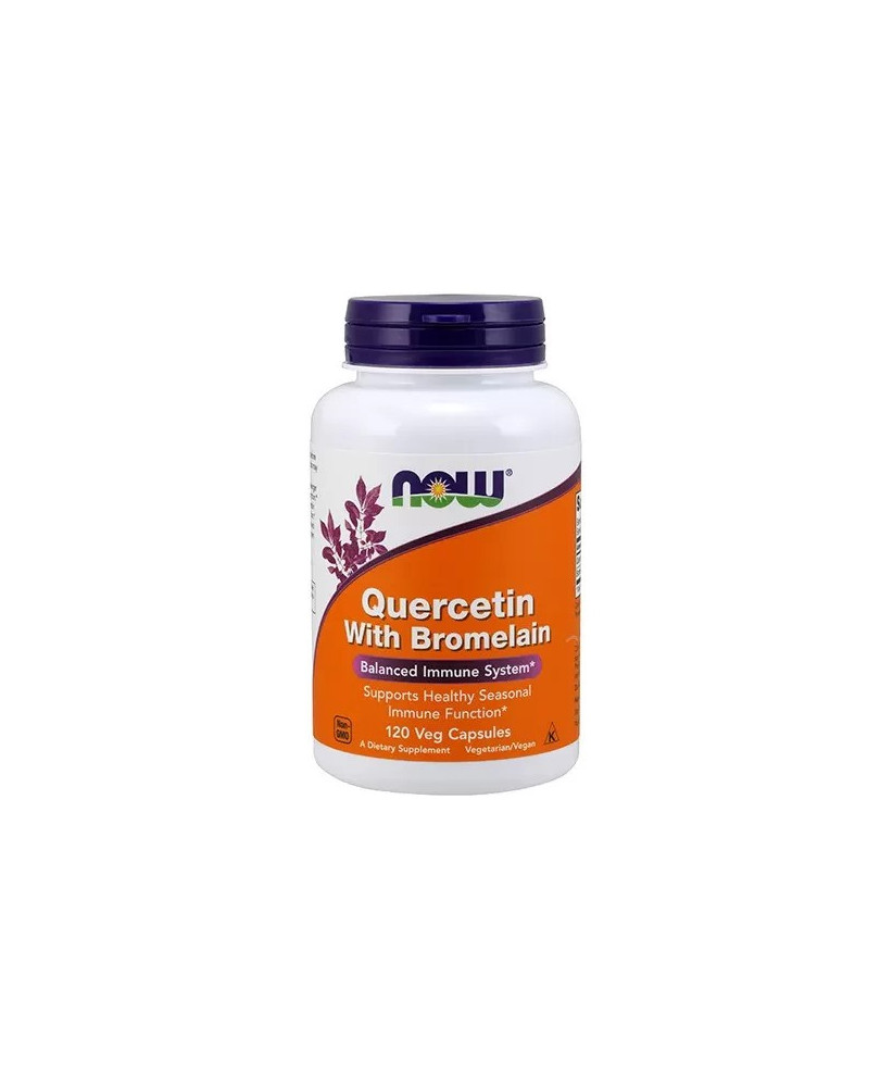 Now Quercetin with Bromelain 120 Cápsulas