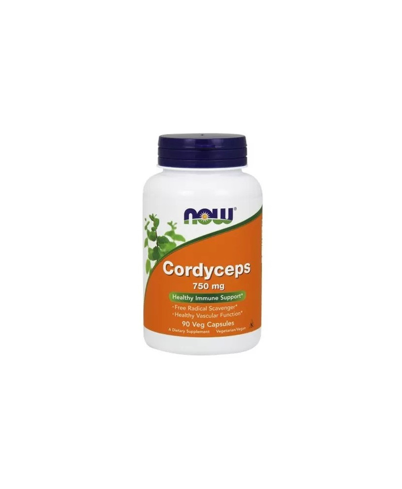 Now Cordyceps 750mg 90 Cápsulas Vegetais