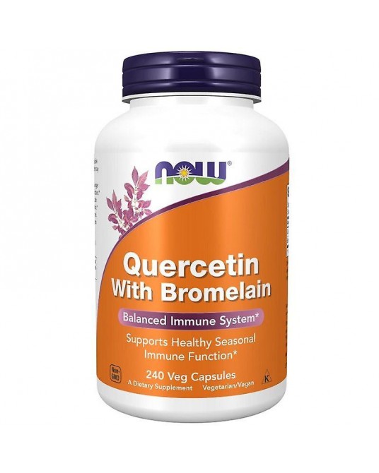Now Quercetin With Bromelain - 240vcaps.