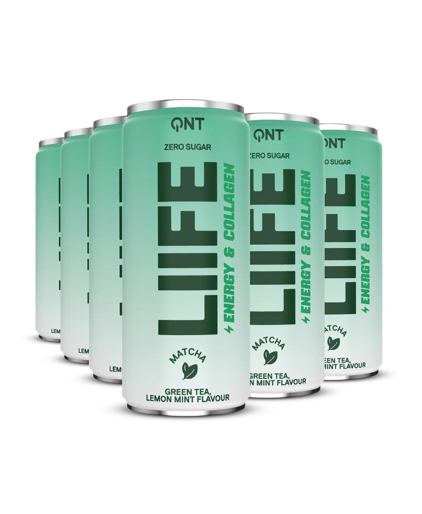 QNT Energy Collagen Matcha 3 x 250 ML Ice Tea