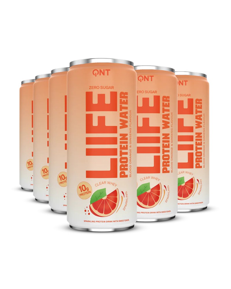 QNT Protein Water 3 x 330 ML Laranja - Ginseng