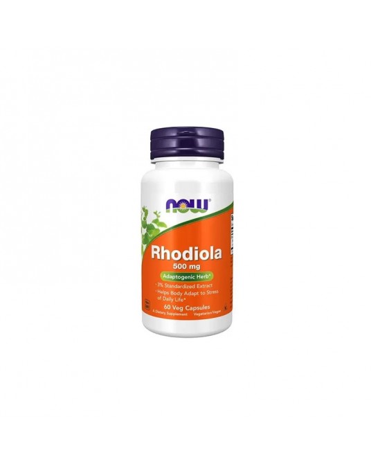 Now Rhodiola 500mg 60 Cápsulas Vegetais