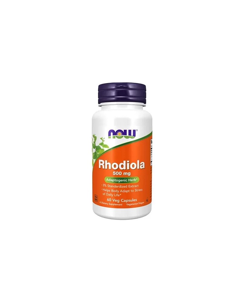Now Rhodiola 500mg 60 Cápsulas Vegetais