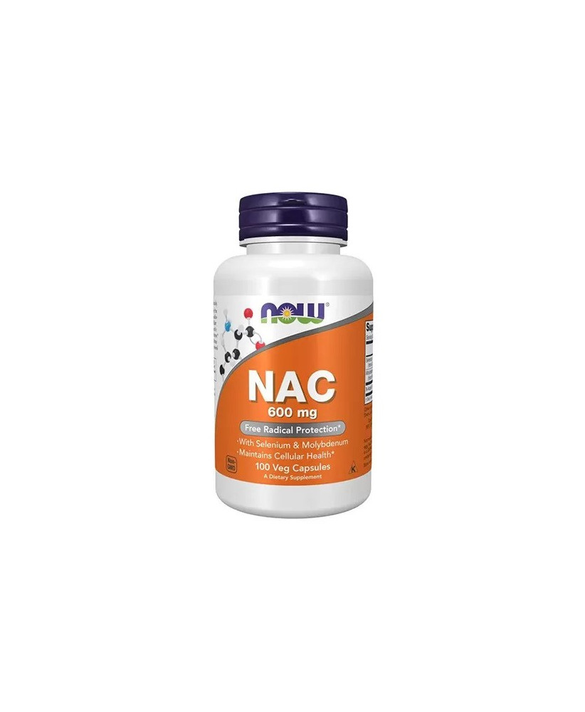 Now NAC 600mg 100 Cápsulas