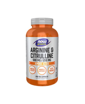 Now Arginine & Citrulline 240 vegcaps