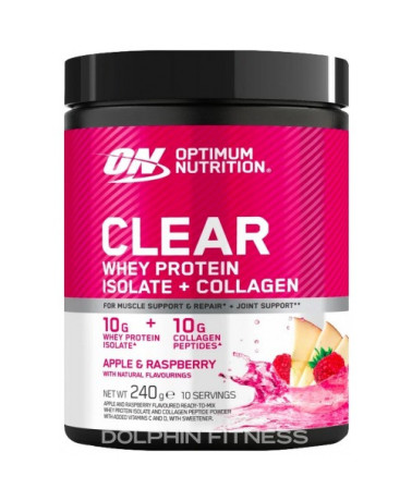 Optimum Nutrition Clear Whey Protein Isolate + Collagen 240g