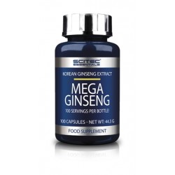 Scitec Mega Ginseng 100 cápsulas significa "Scitec Mega Ginseng 100 cápsulas" en español.