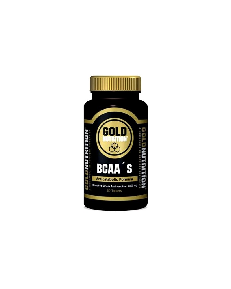 Gold nutrition BCAA's 180 capsulas