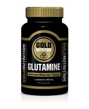 Gold nutrition glutamine 90 capsulas